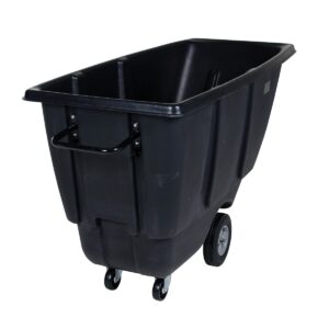 Vestil Light Duty Tilt Truck 1/2 CU Yard Black