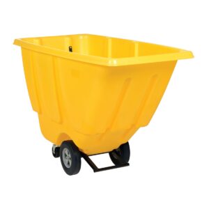 Vestil Light Duty Tilt Truck 1/2 CU Yard Black