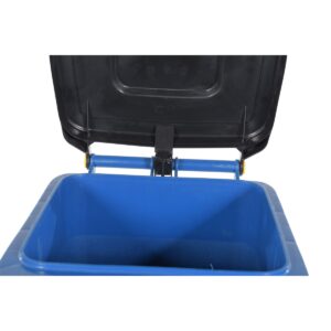 Vestil Poly Trash Can W/ Lid Lift