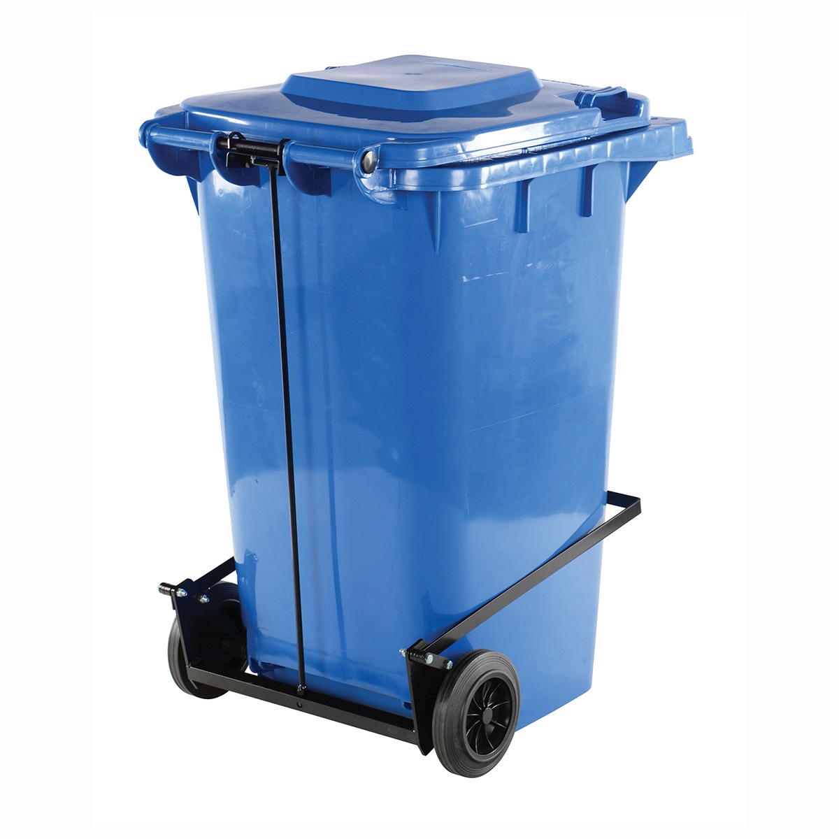 Vestil Poly Trash Can W/ Lid Lift