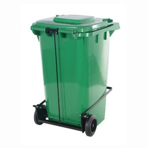 Vestil Poly Trash Can W/ Lid Lift