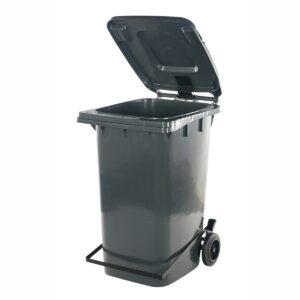 Vestil Poly Trash Can W/ Lid Lift