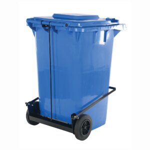 Vestil Poly Trash Can W/ Lid Lift