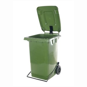 Vestil Poly Trash Can W/ Lid Lift