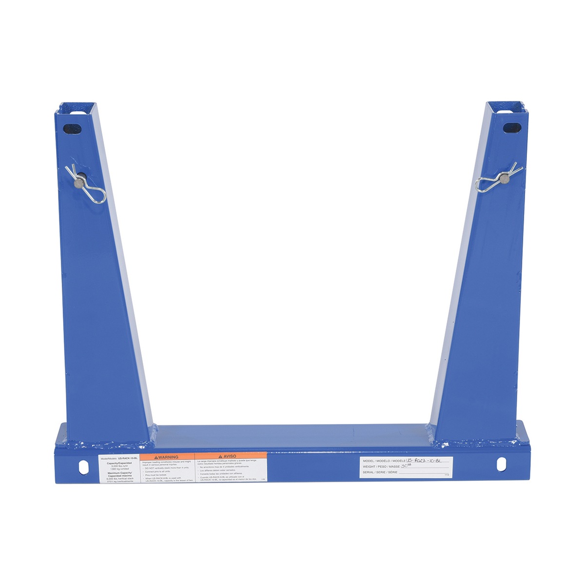 Vestil Portable Stackable Storage Rack Pair