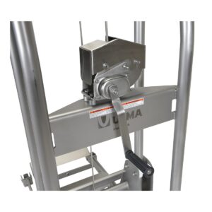 Vestil ULM-WMS-550 Stainless Steel Manual Load Stacker