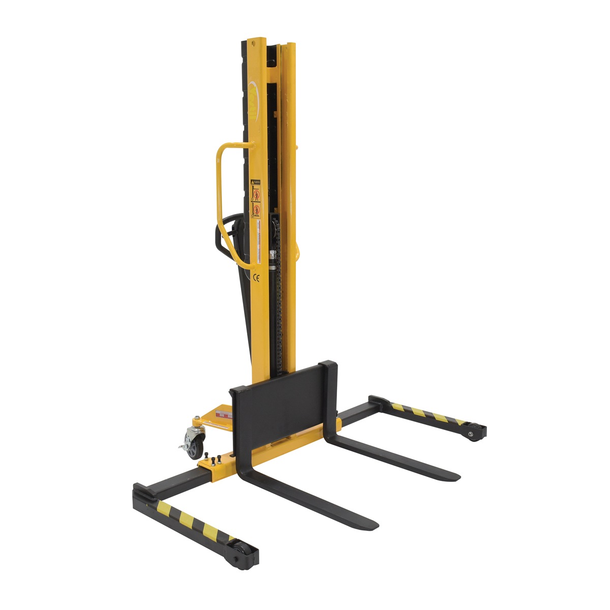 Vestil VHPS-NM-1000-AA Manual Stacker Narrow Mast ADJ Forks/Legs 1K