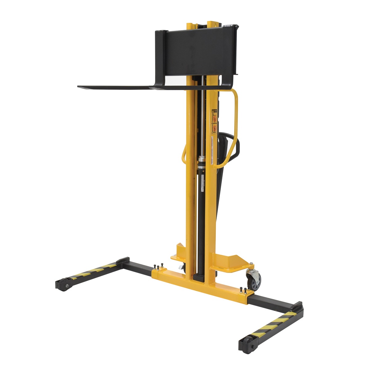 Vestil VHPS-NM-1000-AA Manual Stacker Narrow Mast ADJ Forks/Legs 1K