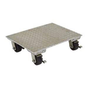 Vestil Aluminum Plate Dolly 1200 Cap Swivel