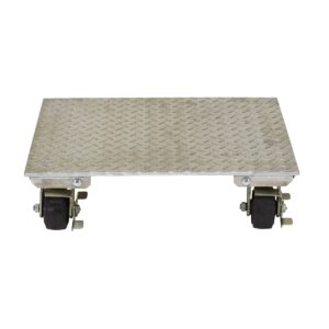 Vestil Aluminum Plate Dolly 1200 Cap Swivel