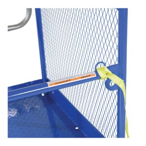 Vestil Steel Work Platform W/2 Door Entry