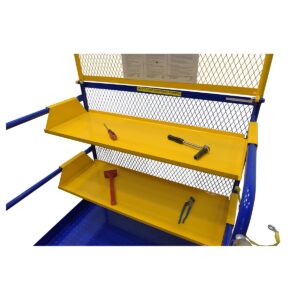 Vestil WP-4848-2SF Work Platform 48X48 with 2 Shelves