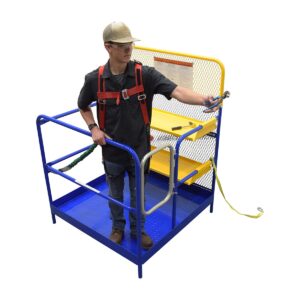 Vestil WP-4848-2SF Work Platform 48X48 with 2 Shelves