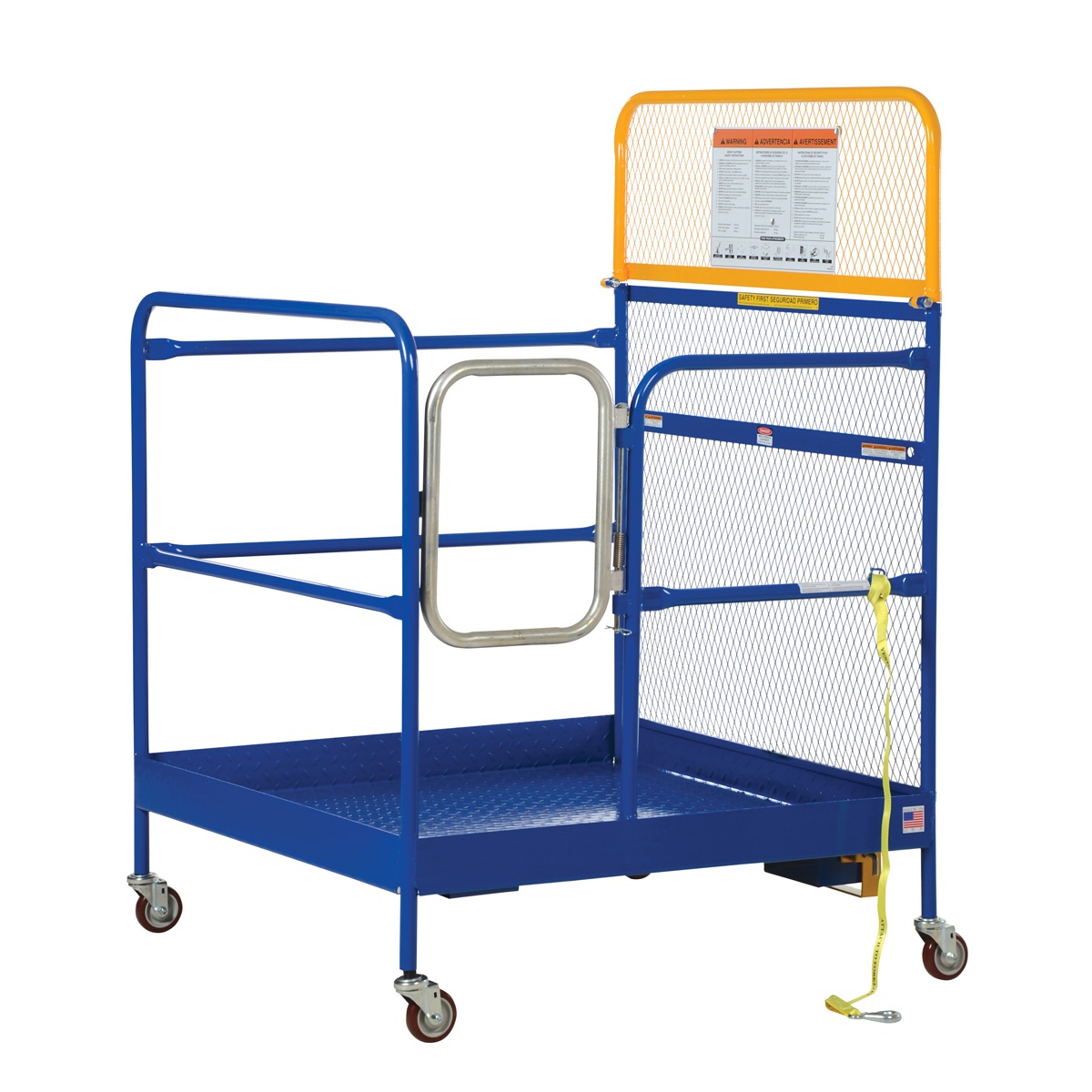 Vestil Steel Work Platform W/Casters