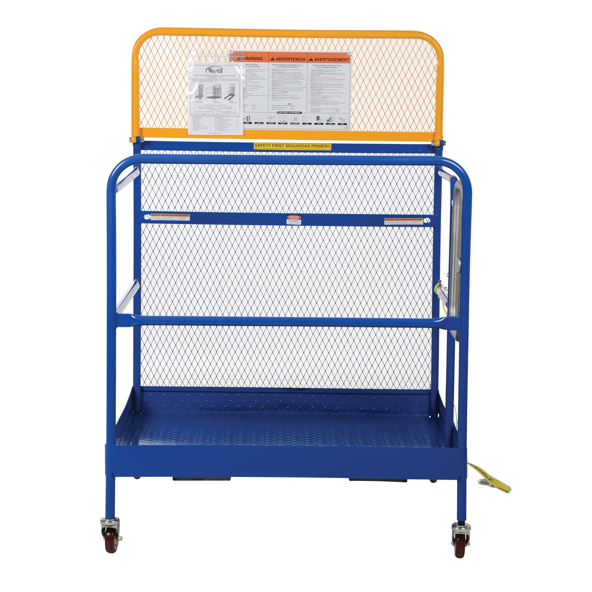 Vestil Steel Work Platform W/Casters