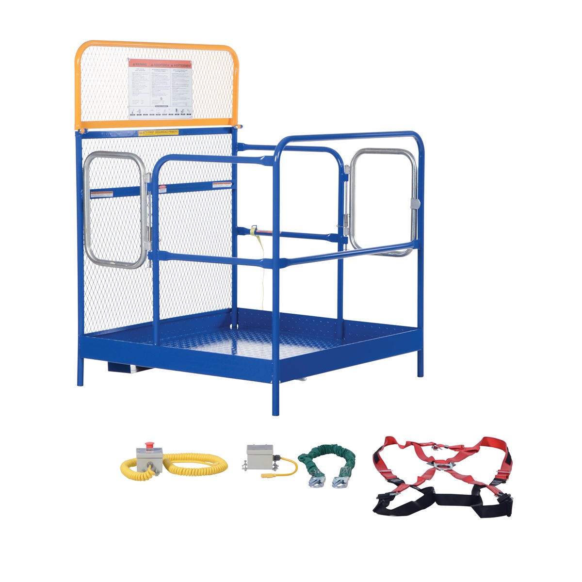 Vestil WP-4848-DD-FF Full Feat Work Platform W/2 Door Entry