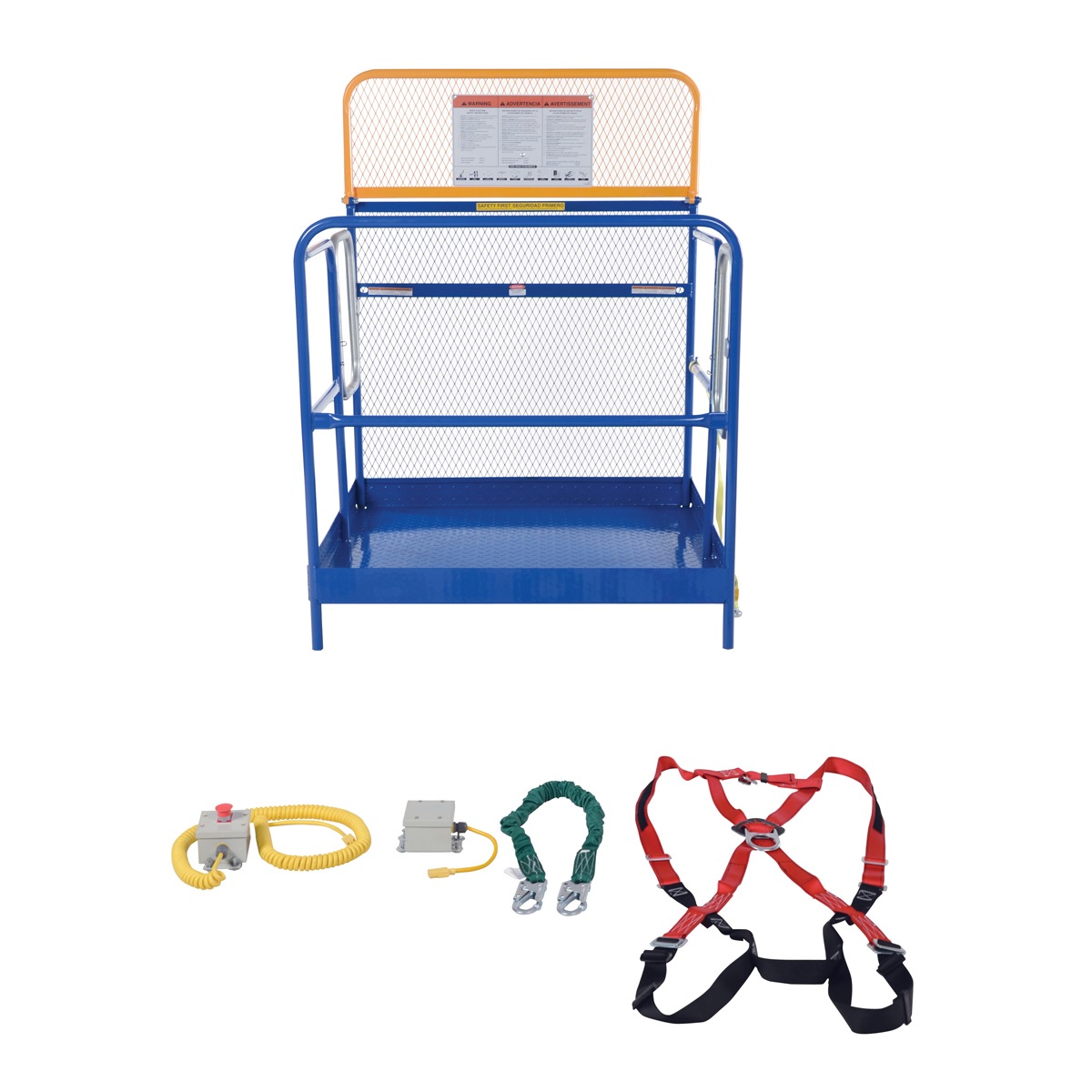 Vestil WP-4848-DD-FF Full Feat Work Platform W/2 Door Entry