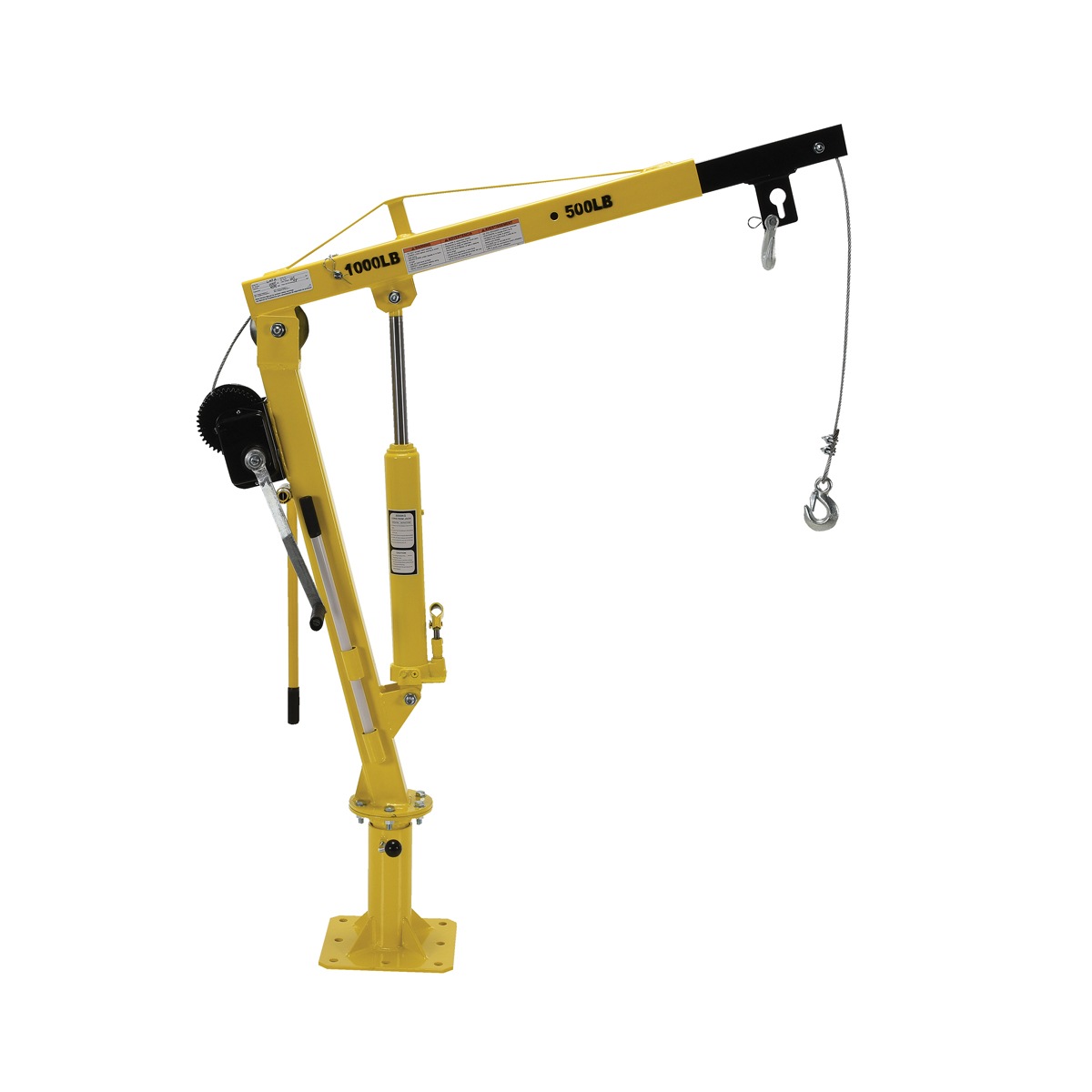 Vestil WTJ-2 Winch Operated Truck Jib Crane 500 EXT