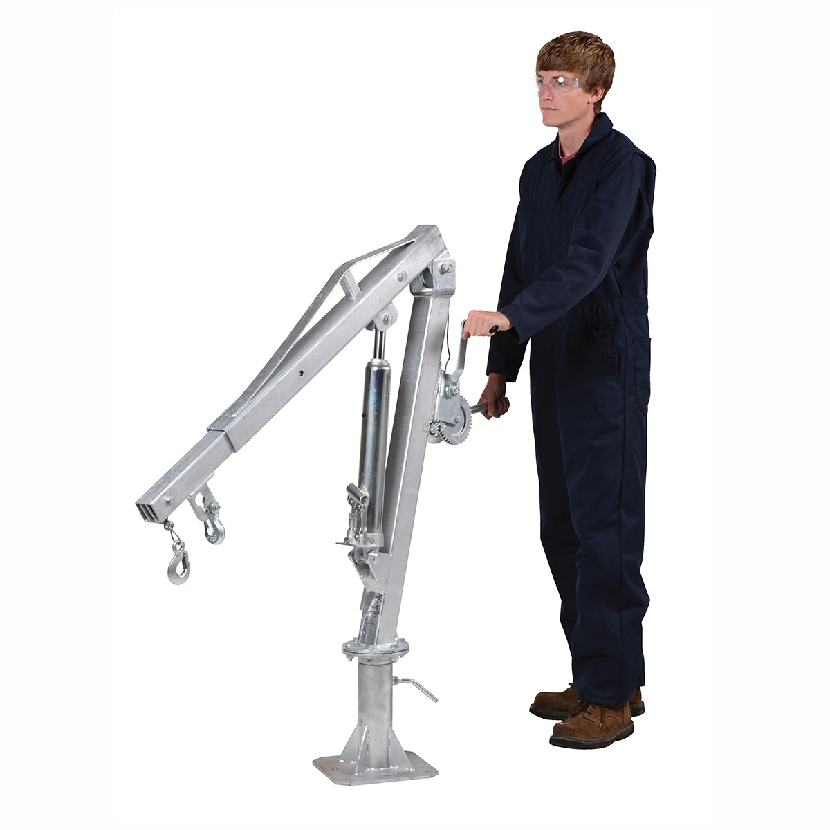 Vestil Winch Truck Jib Crane Extended Galv