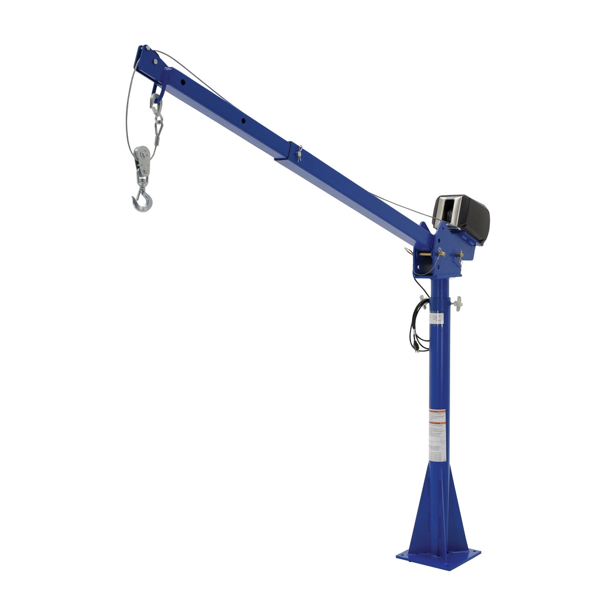 Vestil Powered Jib Crane 2K Boom Galv