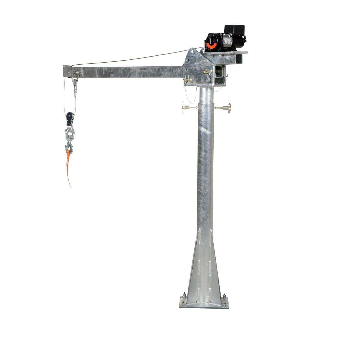 Vestil Powered Jib Crane 2K Boom Galv