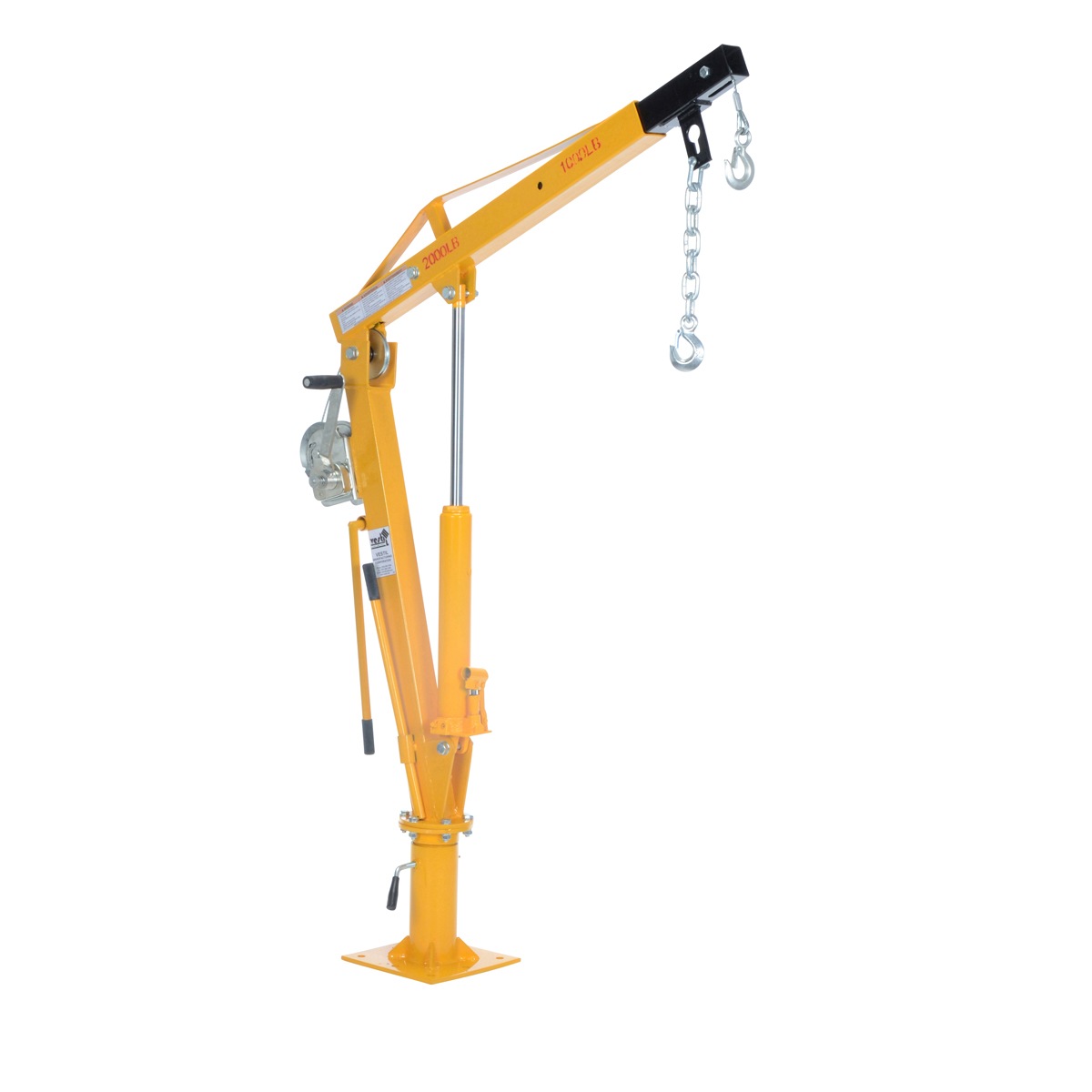 Vestil WTJ-4 Winch Operated Truck Jib Crane 1K Extend