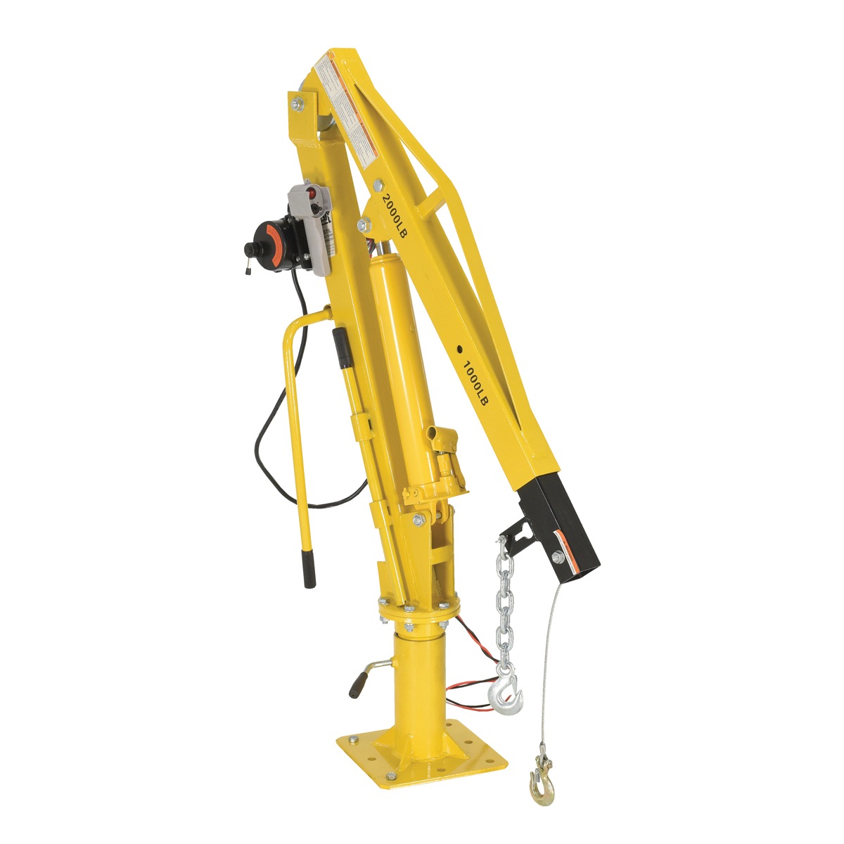 Vestil WTJ-4-DC Winch Operated Truck Jib Crane - DC