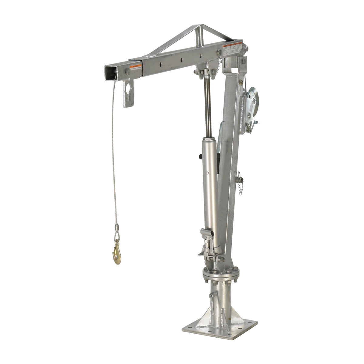 Vestil Winch Truck Jib Crane Extended Galv