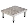 Vestil Adjustable Aluminum Stand 9-1/2-15-1/2 H