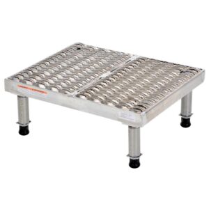 Vestil Adjustable Aluminum Stand 9-1/2-15-1/2 H