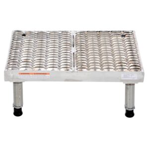 Vestil Adjustable Aluminum Stand 9-1/2-15-1/2 H