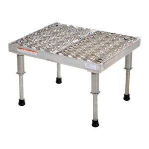 Vestil Adjustable Aluminum Stand 9-1/2-15-1/2 H