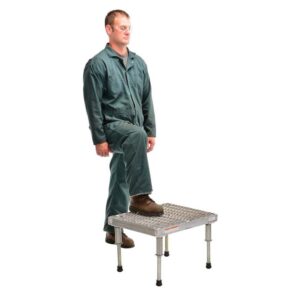 Vestil Adjustable Aluminum Stand 9-1/2-15-1/2 H