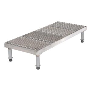 Vestil Adjustable Aluminum Stand 9-1/2-15-1/2 H