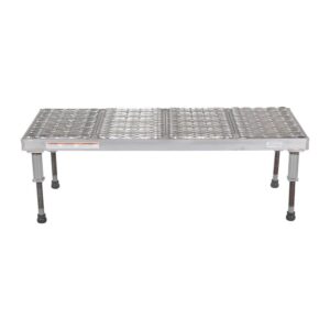 Vestil Adjustable Aluminum Stand 9-1/2-15-1/2 H