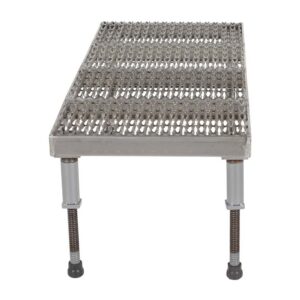 Vestil Adjustable Aluminum Stand 9-1/2-15-1/2 H
