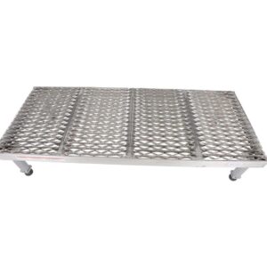 Vestil Adjustable Aluminum Stand 9-1/2-15-1/2 H