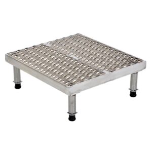 Vestil Adjustable Aluminum Stand 9-1/2-15-1/2 H
