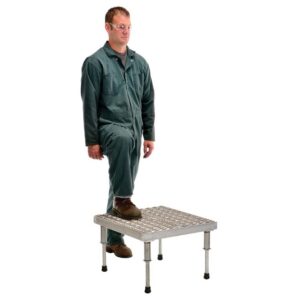 Vestil Adjustable Aluminum Stand 9-1/2-15-1/2 H