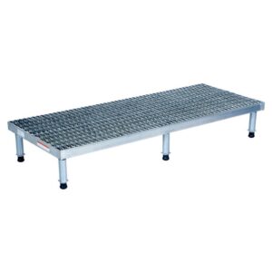 Vestil Adjustable Aluminum Stand 9-1/2-15-1/2 H