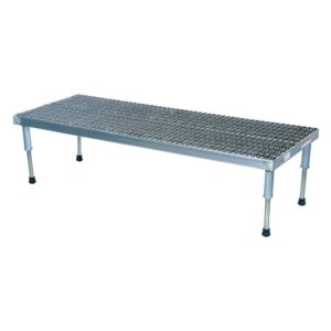 Vestil Adjustable Aluminum Stand 9-1/2-15-1/2 H