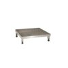 Vestil Adjustable Stainless Steel Work Stand 6.75-8.75 H