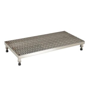 Vestil Adjustable Stainless Steel Work Stand 6.75-8.75 H