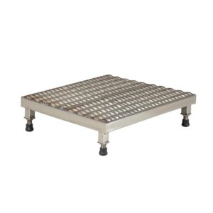 Vestil Adjustable Stainless Steel Work Stand 6.75-8.75 H