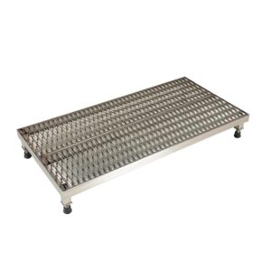 Vestil Adjustable Stainless Steel Work Stand 6.75-8.75 H