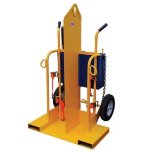 Vestil CYL-2-FP Fire Proof Welding Torch Cart 500 LB