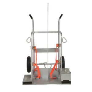 Vestil CYL-2-G Galvanized Welding Torch Cart 500 LB