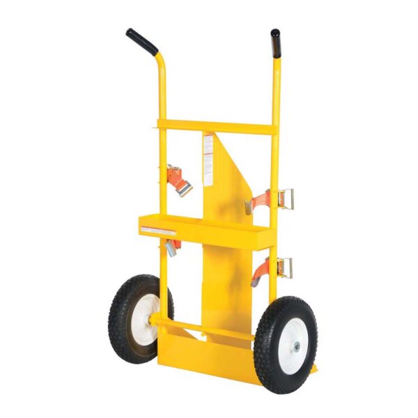 Vestil CYL-E Cylinder Torch Cart-Pneumatic Wheel 57"