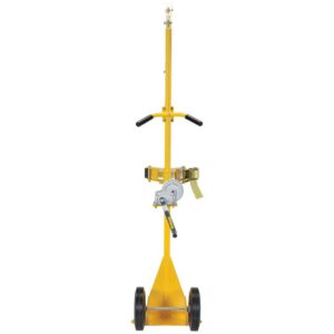 Vestil CYL-LT-1-HR Portable Cylinder Lifter-Hard Rubber