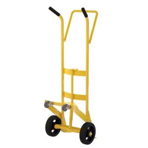 Vestil Drum Truck 2 Rigid 2 Swivel Rubber Wheel Steel